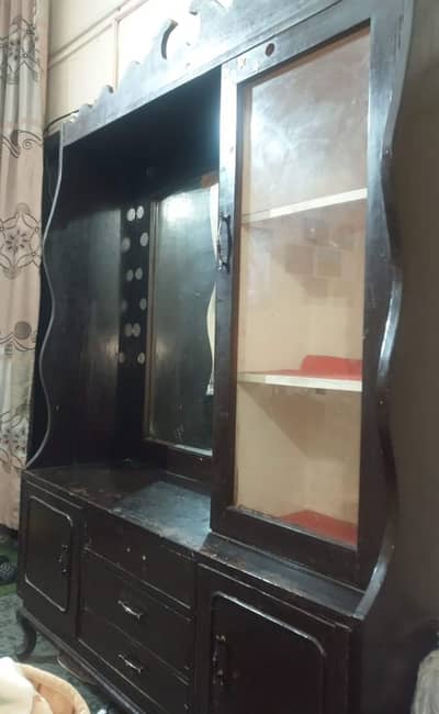 Pure heavy wood dressing table urgent sale