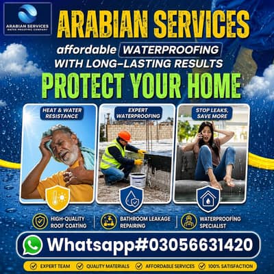 Expert Roof Waterproofing  washroom tank Leakage seapag Repair Service