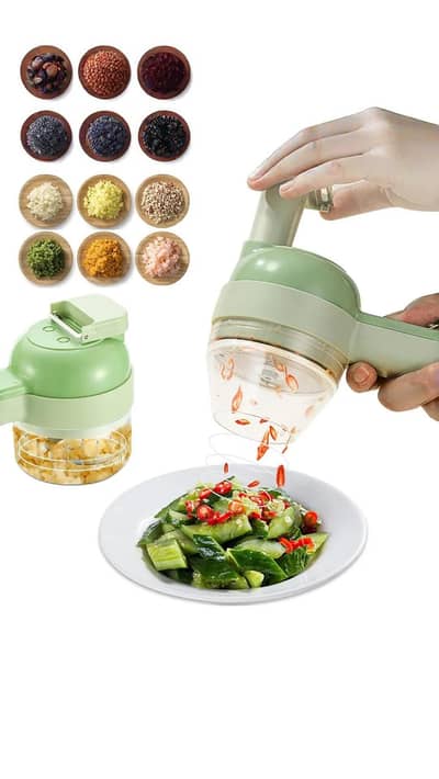  4-in-1 Wireless Electric Food Chopper