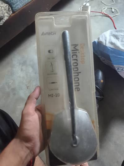 A4Tech MI-10 Desktop Microphone Almost New With Original Box