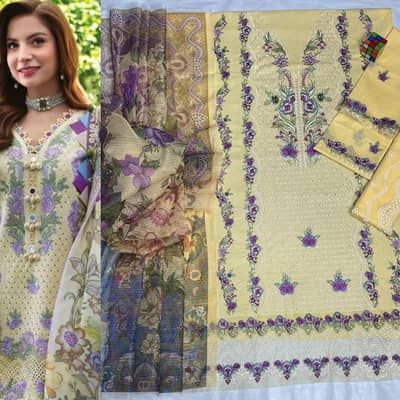 New Ladies Dress/ Unstitched Suit