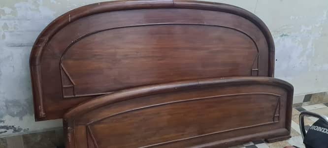 BED FRAME PURE WOOD FO SALE 03454779960
