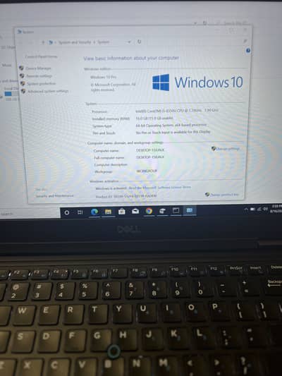 Dell Latitude E5490 – 16GB RAM / 256GB SSD