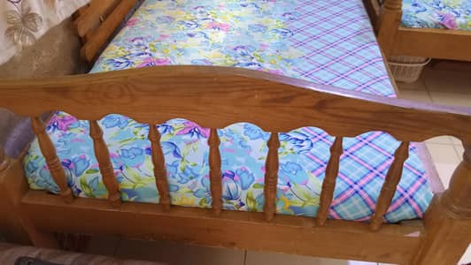 2 single bed