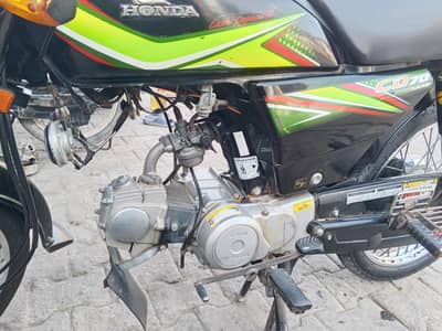 Honda CD 70 black 2019 model