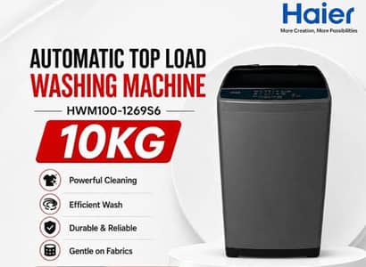 Haier washing machine new