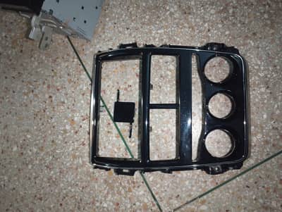 Toyota Yaris AC Dashboard Panel with LCD Frame 2020-2023 Original