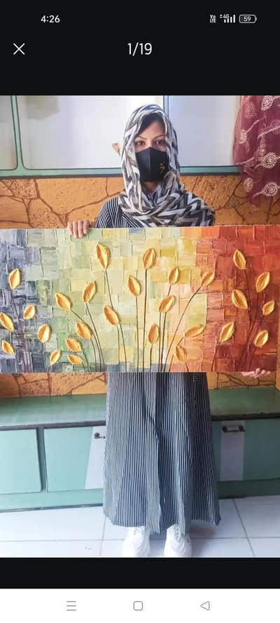 Handmade Painting - portrait, Abstract, Calligraphy, & Many More