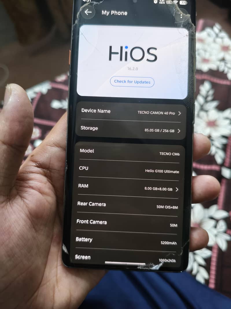 Tecno camon 40 pro 2