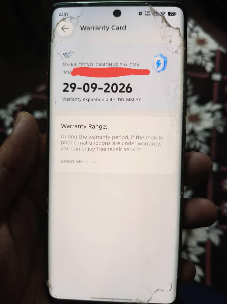Tecno camon 40 pro 3