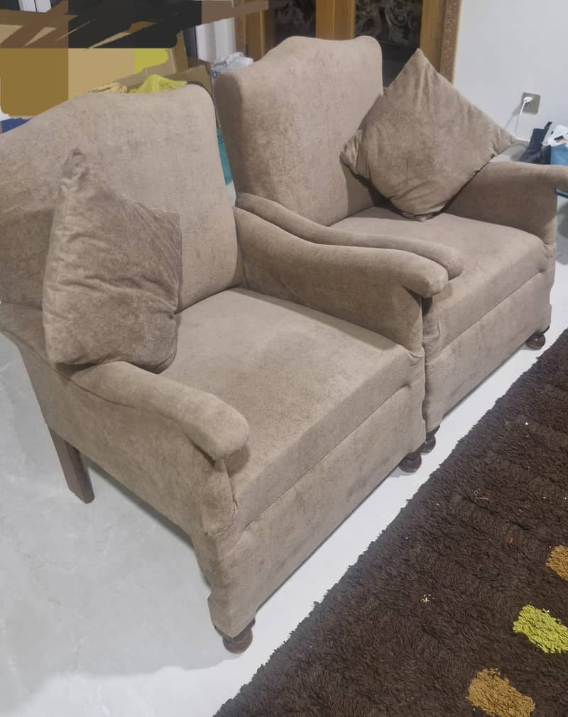 Brown Sofa set 2