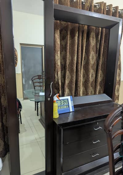 Dressing table with cubboard