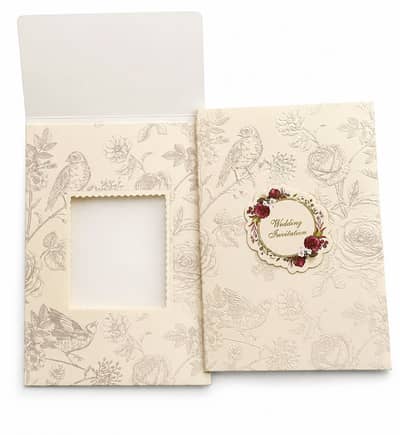 Premium blank wedding Card