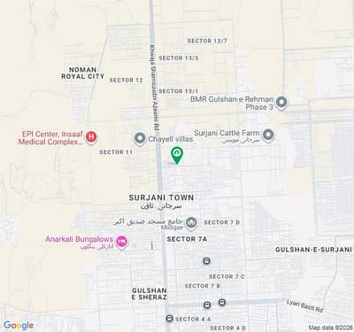 Corner 100 Ft Road Facing Attractive Commercial Plot With G+5 Map