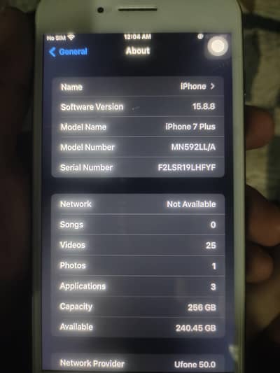 for sale iPhone 7 plus non PTI