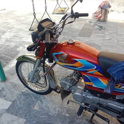 honda cd 70 17 aug 2025 purchase date model 2026