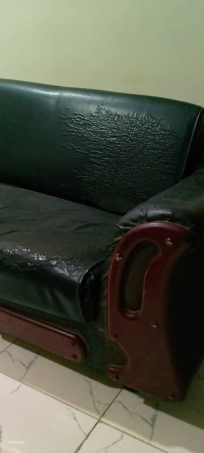 black brown contrass sofa foldable comebed