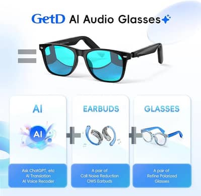 Ai glasses  Translate All languages And recording Bluetooth