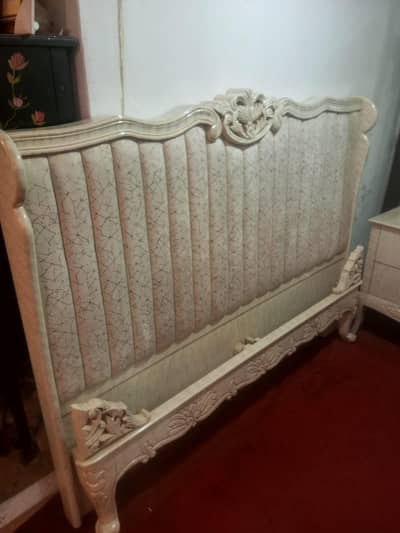 Bedroom Furniture Set – Bed, Dressing Table, Side Table