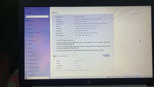 Hp laptop 17 by0xxx core i5 8th generation