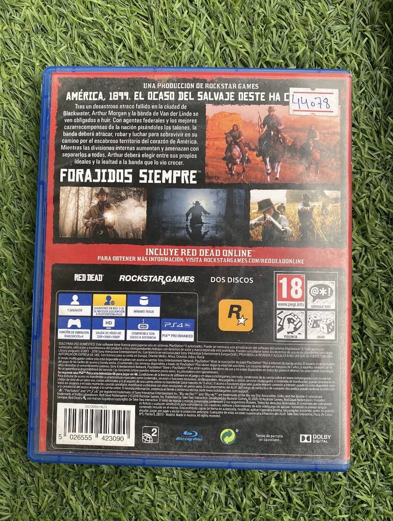 rdr 2 ps4 cd 3