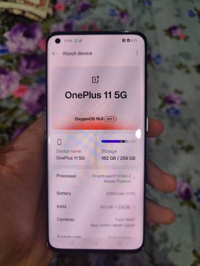 One Plus 11 Non pta 16-256