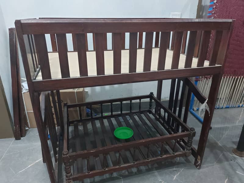 Swing(Ghula) & kids bed. 2