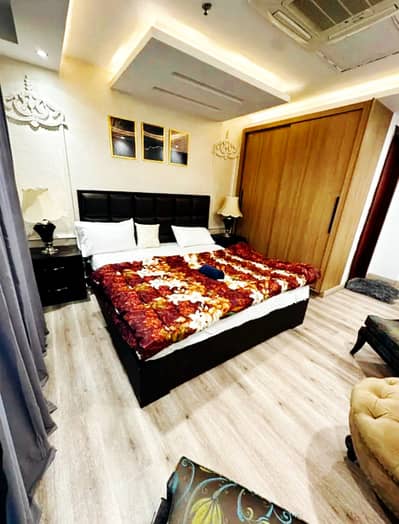 1 bed luxury Designer apartment fully furnished super hot location bahria town