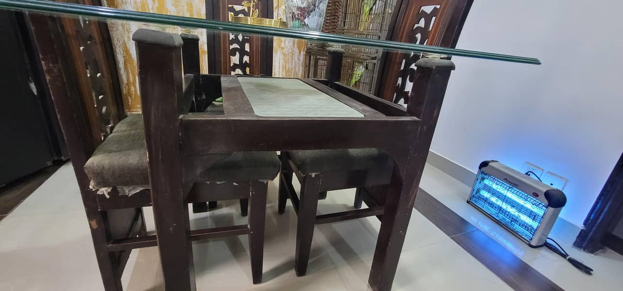 solid wood dining table 4 seater 1