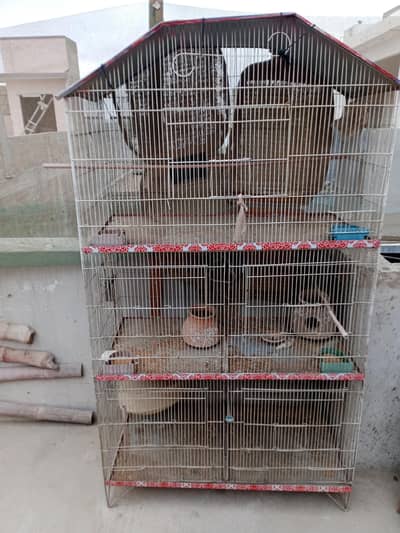 BIRDS AND HEN CAGES