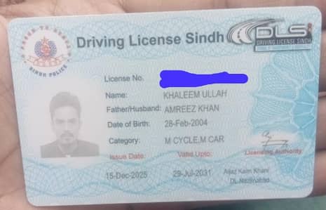 Experienced personal Driver orangi town Karachi