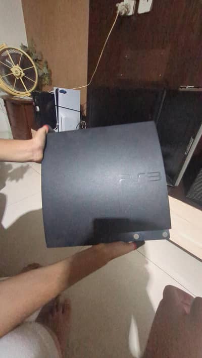 PS3 Slim no controller with GTA 5 With cables