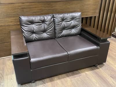 Office sofa, chair, executive desk, credenza, table for sale