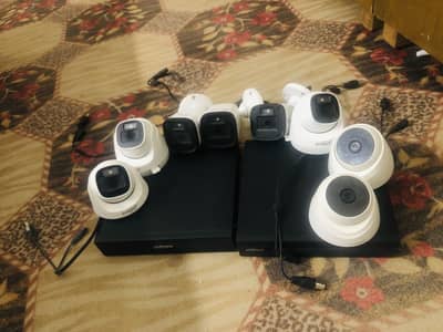 9 camera & 2 DVR 8pods 500 GB Harddisk