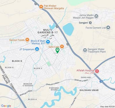 6090 Prime Plot for Sale B Block, Multi Gardens B-17 | NDC Open | Demand 4.25 Crore