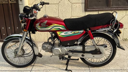 Honda CD 70 2023 red