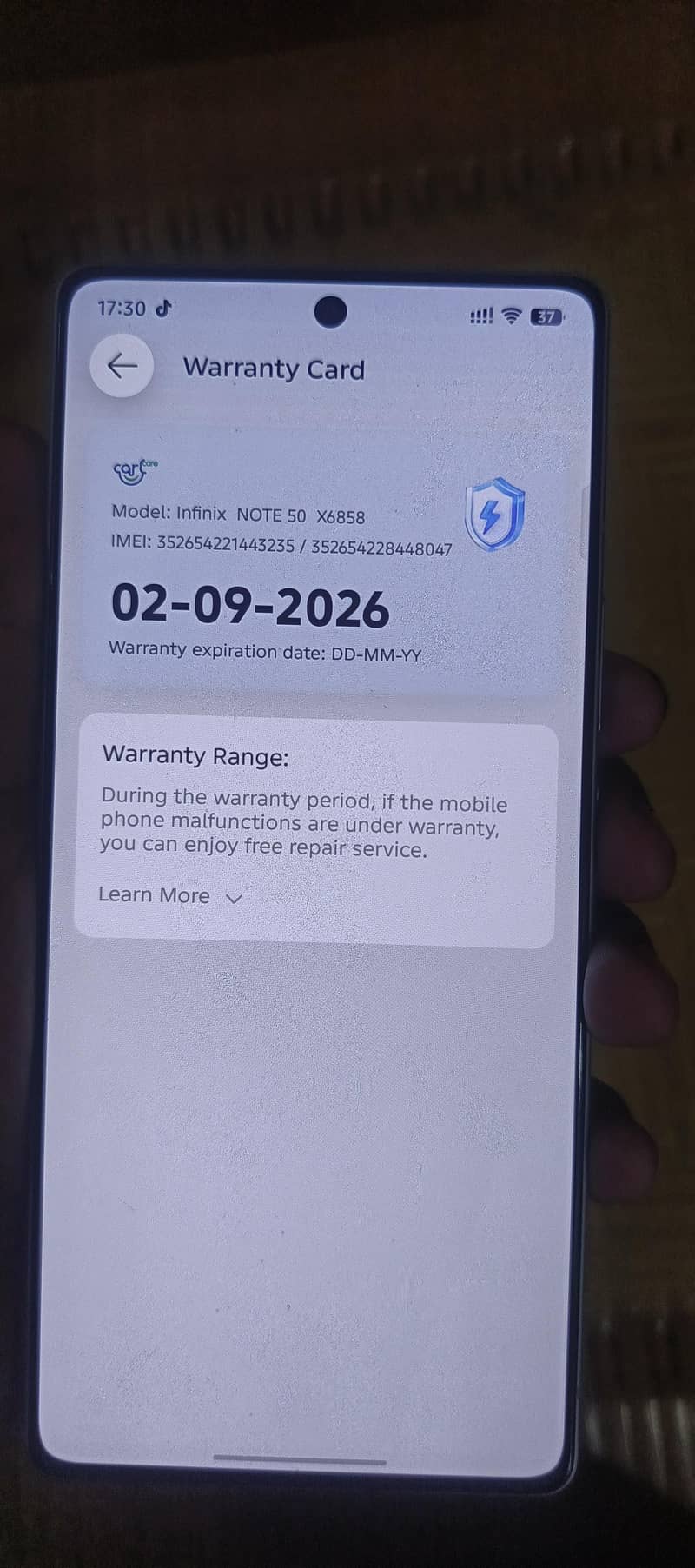 Infinix Note 50 6