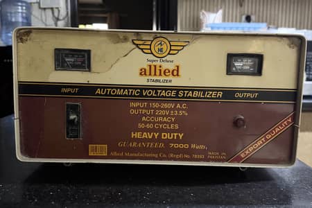 Allied 7000 watts stabilizer