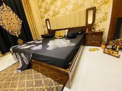 Luxury Pure Wood King Size Bed Set Lush Furniture