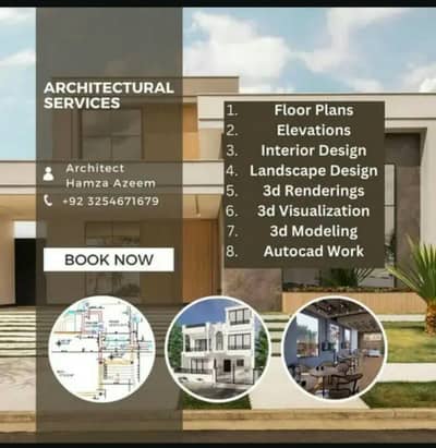 Architect Services/interior/3dviews/houseplan/Elevation/autocad