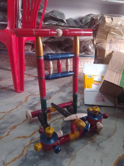 wooden walker