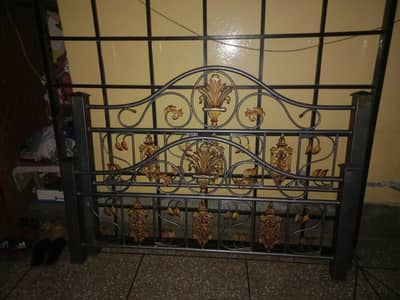Iron double bed