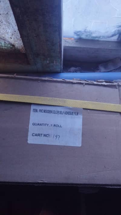 pvc wooden Self adhesive sealed roll 100 M 200M