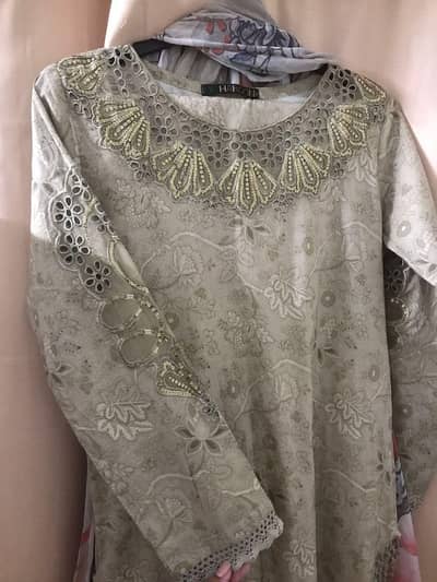 Cut work New dress