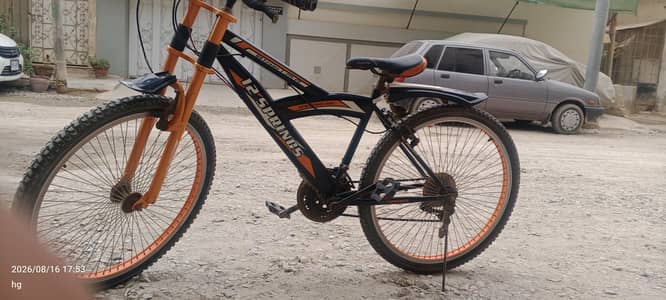 12 Springs Geared Mountain Bike (MTB) – 26" Wheels, Good Condition