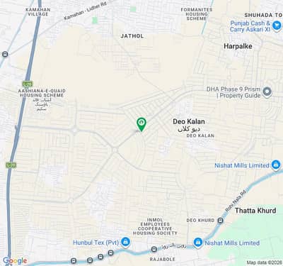 Top Location Plot At Highly Developed Area Block C Phase 9 Prism DHA Lahore