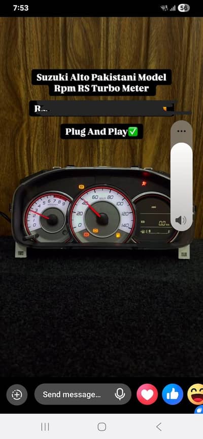 suzuki alto RPM meter plug &play