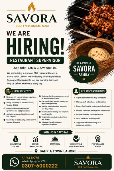 RESTAURANT SUPERVISOR