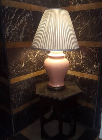 Ceramic Table Lamps with shade, Orignal USA Made for sale