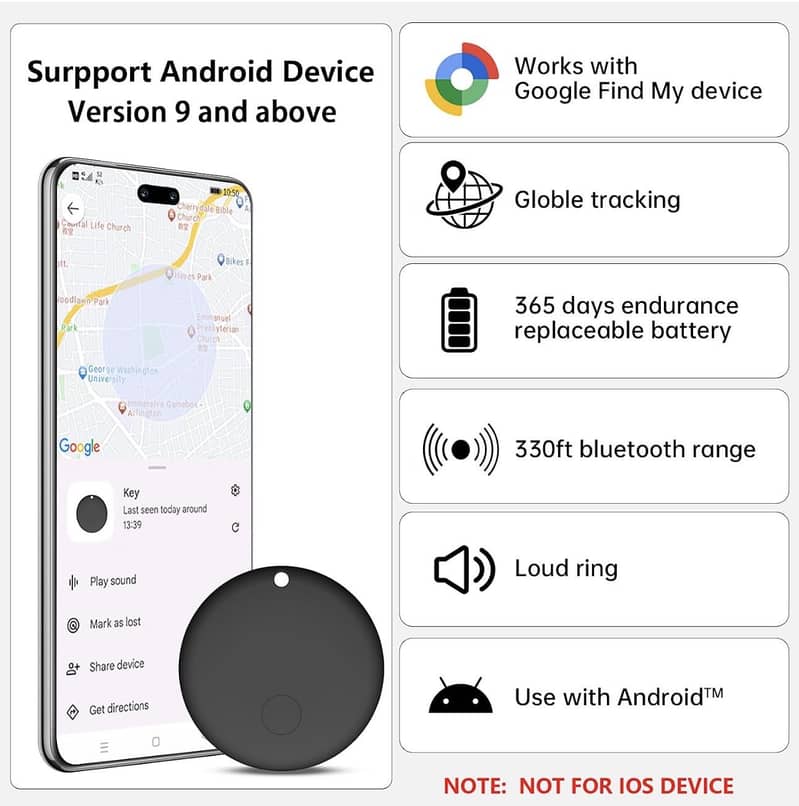 Bluetooth Tracker for Android Device, Item Finders 1